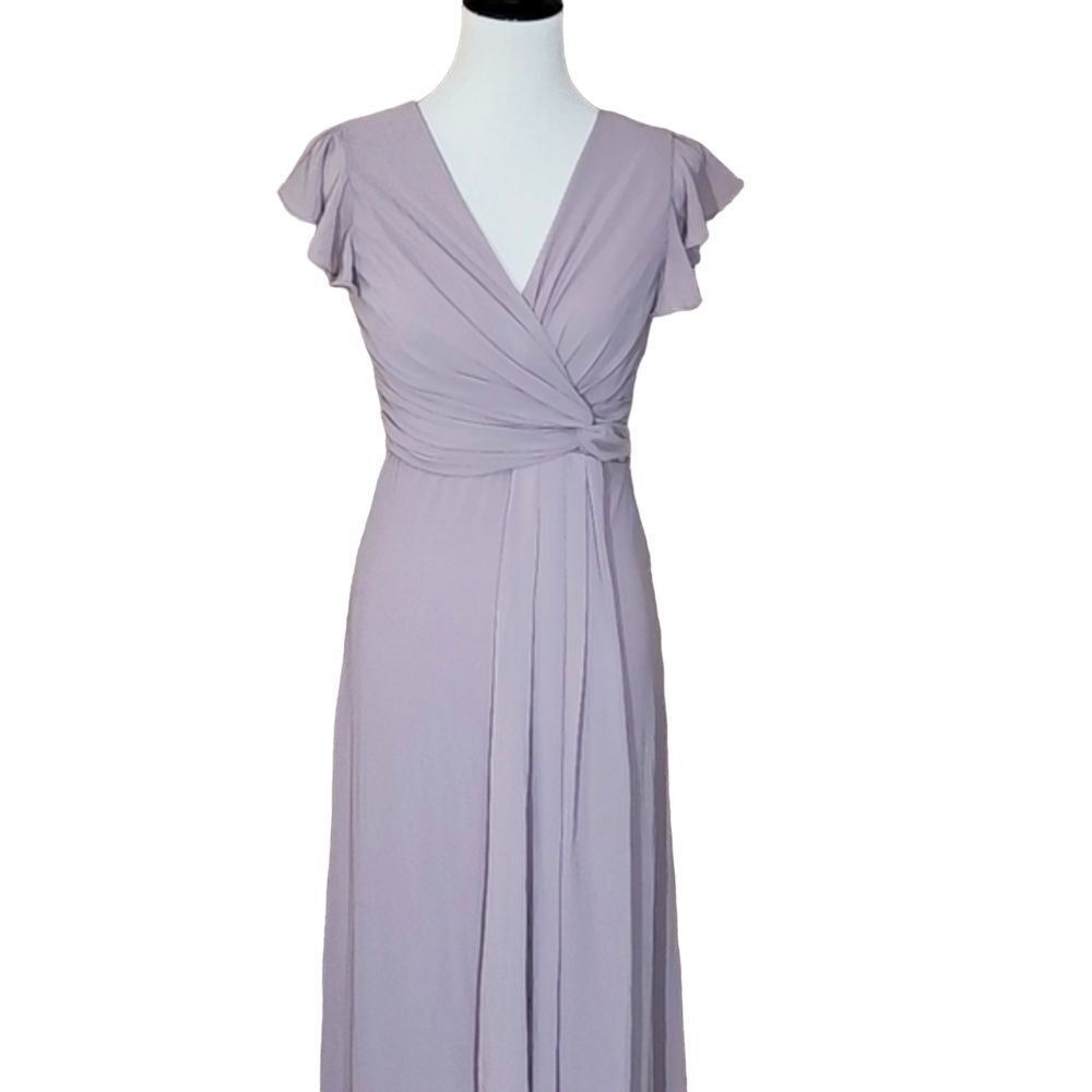 NWT TFNC London Lavender Fog Juba Maxi Dress Size 10